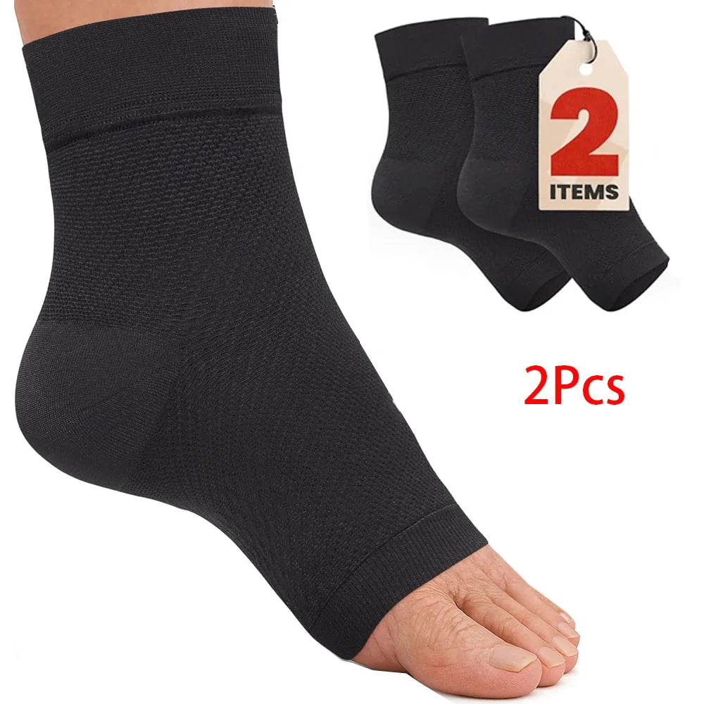 Ankle Compression Sleeve for Plantar Fasciitis and Swelling - 8