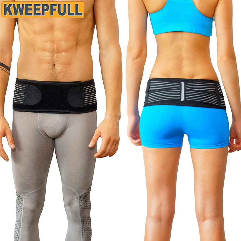 Adjustable Sacroiliac Hip Brace for Lower Back and Sciatica Pain - 1