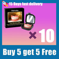 Comfort Fit Silicone Cosmetic Dentures for Natural Smile