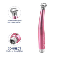 LED Dental High-Speed Handpiece with Triple Water Spray