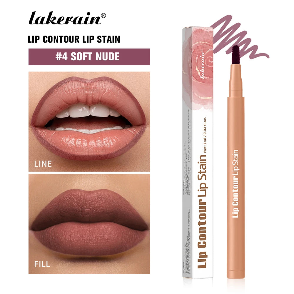 Dual-Sided Long-Lasting Lip Contour Stain Pen - 23
