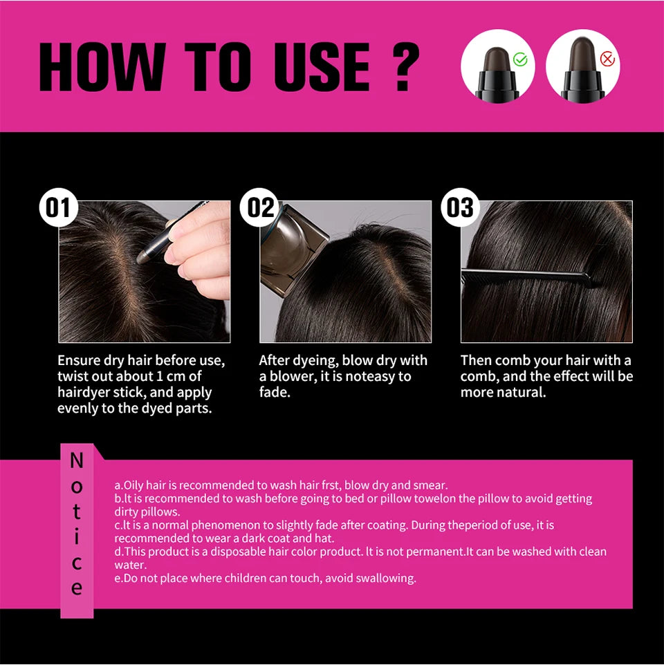 Instant Hair Root and Gray Coverage Touch-Up Pen - 13
