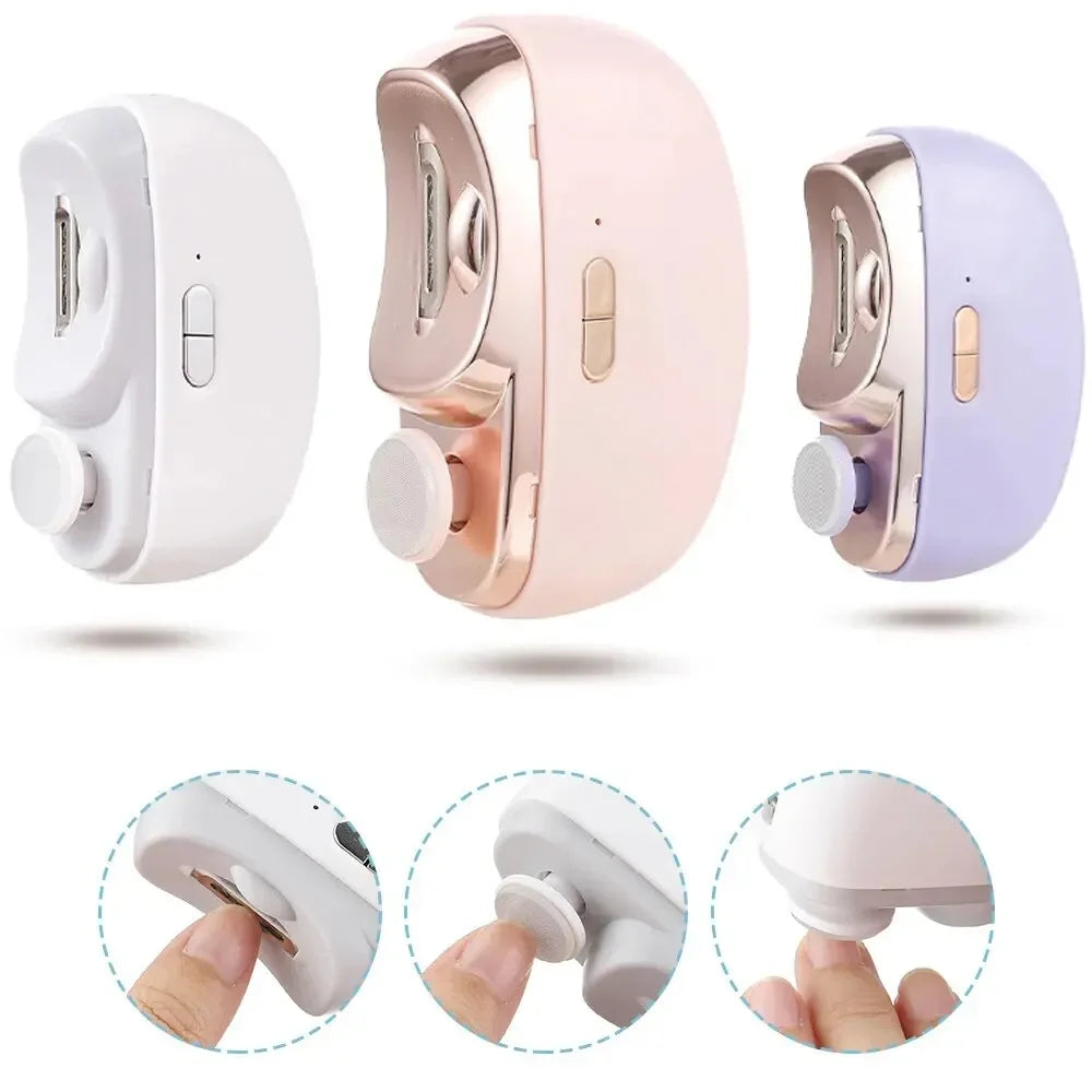 Electric Automatic Nail Clipper and Polisher for Safe Manicures