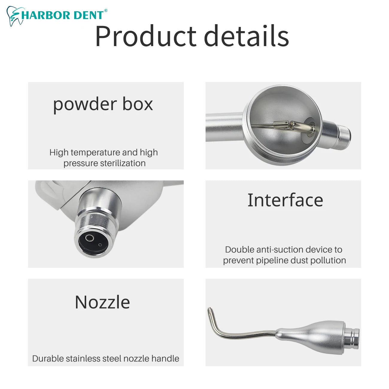 Professional Dental Air Polisher for Teeth Whitening - 6