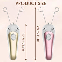 Portable Electric Cotton Threading Hair Remover for Face and Body