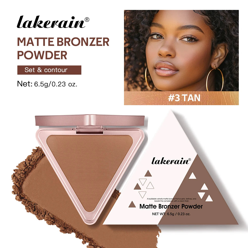 Matte Bronzer Powder for Natural Sculpted Look - 39