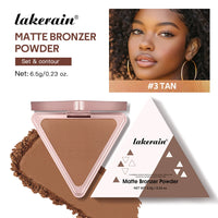 Matte Bronzer Powder for Natural Sculpted Look