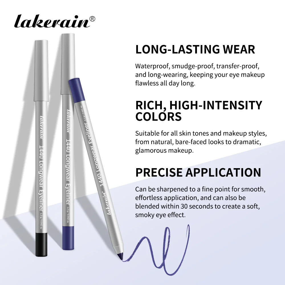 Long-Lasting Waterproof Eyeliner Pencil - 3
