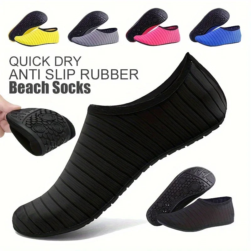 Quick-Dry Anti-Slip Water Shoes for Beach and Swimming - 1