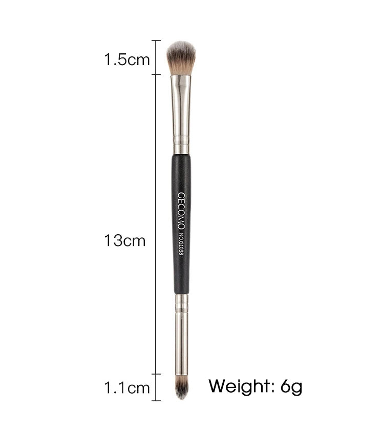 Double-Ended Precision Eyeshadow Blending Brush - 19