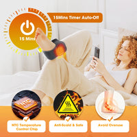 Heated Ankle Vibration Massager for Pain Relief