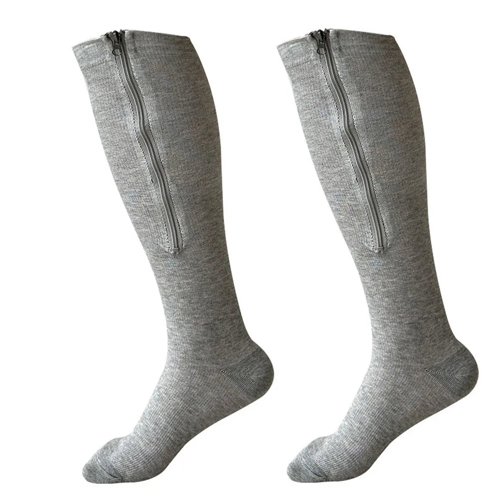 Zipper Compression Socks for Easy Wear & Relief - 8