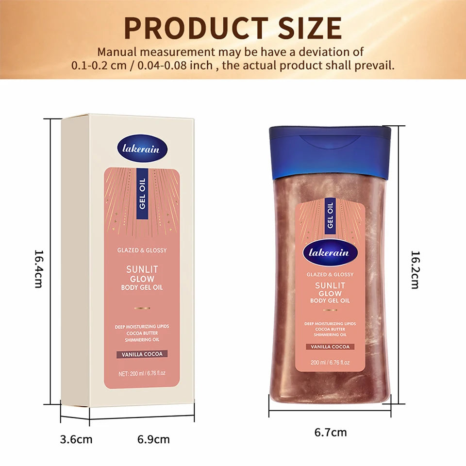 Shimmering Body Glow Oil for Radiant Sun-Kissed Skin - 15