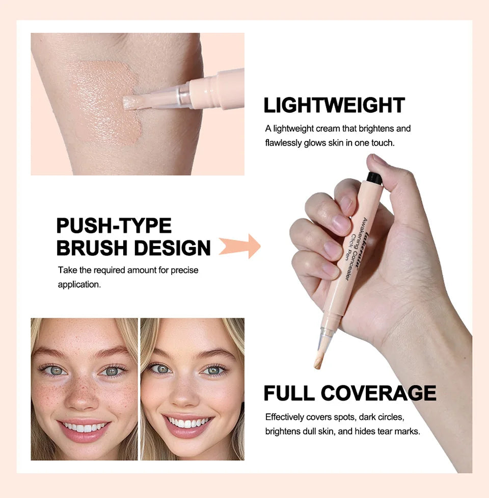 Brightening Concealer Click Pen for Flawless Coverage - 9
