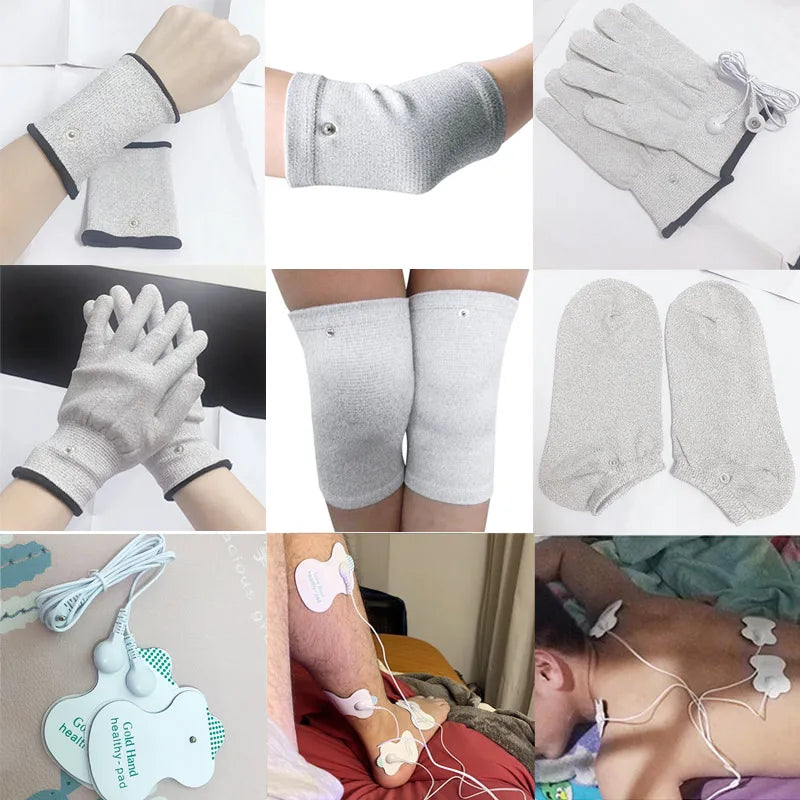 Conductive EMS Massage Therapy Electrode Accessory Set - 2