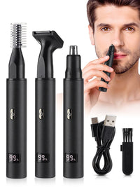 3-in-1 Electric Nose, Ear, and Eyebrow Grooming Trimmer