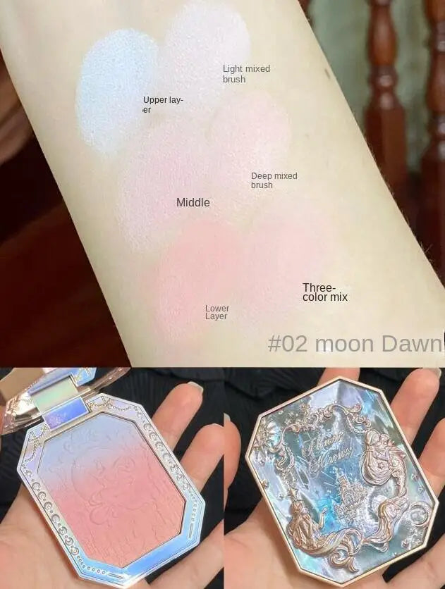 Embossed Floral Matte Blush Palette - 26