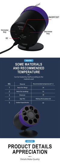 Dental Composite Resin Heater for Precision Filling