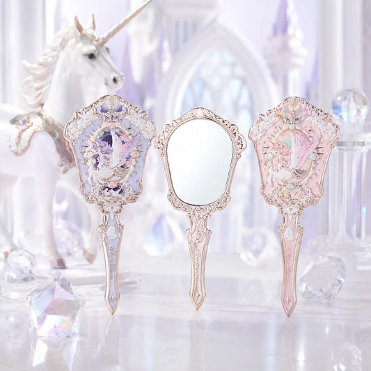 Enchanted Handheld Makeup Mirror for Precise Beauty
