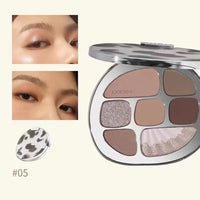 Smoky Amber 8-Color Eyeshadow Palette for Long-Lasting Glam