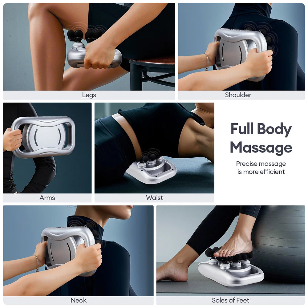 48-Head Deep Tissue Body Massage Gun - 32
