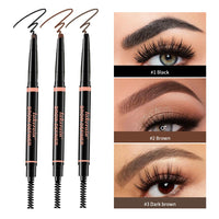 Waterproof 2-in-1 Triangle Tip Eyebrow Pencil