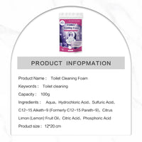Powerful Toilet Cleaning Foam for Deep Stain Removal