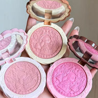Matte Finish Silk Satin Blush Powder for Cheeks
