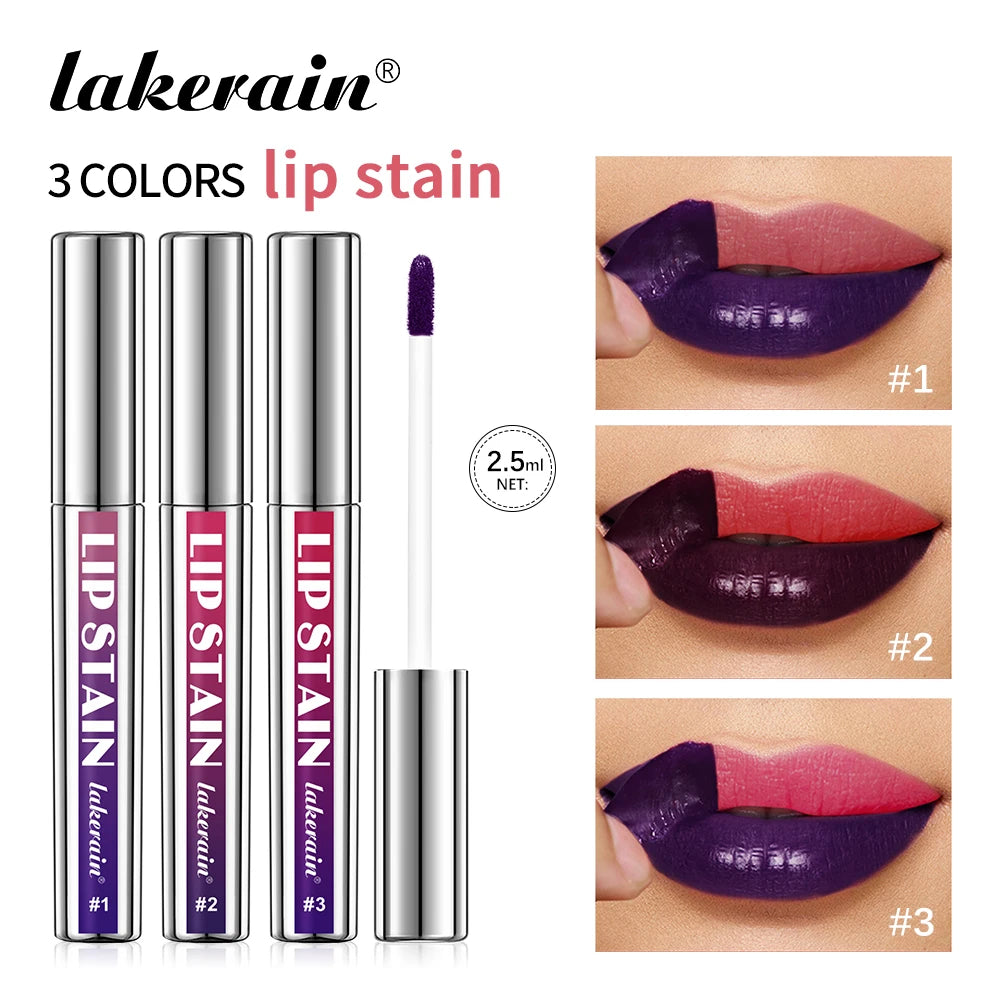 3-Piece Waterproof Peel-Off Lip Stain Set