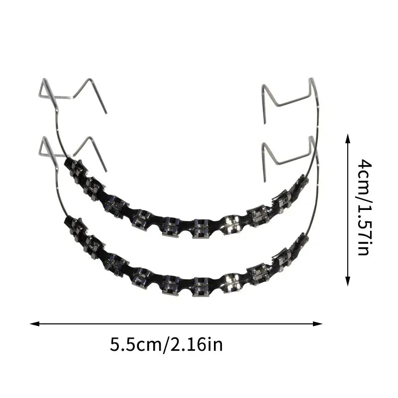 Temporary Fashion Dental Braces for Aesthetic Smile Decoration - 2