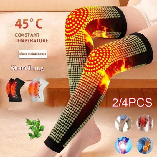 Self-Heating Thermal Knee Support Sleeve for Joint Pain Relief