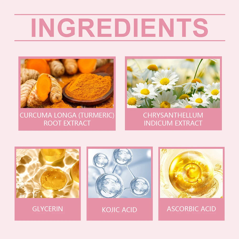 Turmeric Kojic Acid Brightening Facial Cleansing Pads - 9