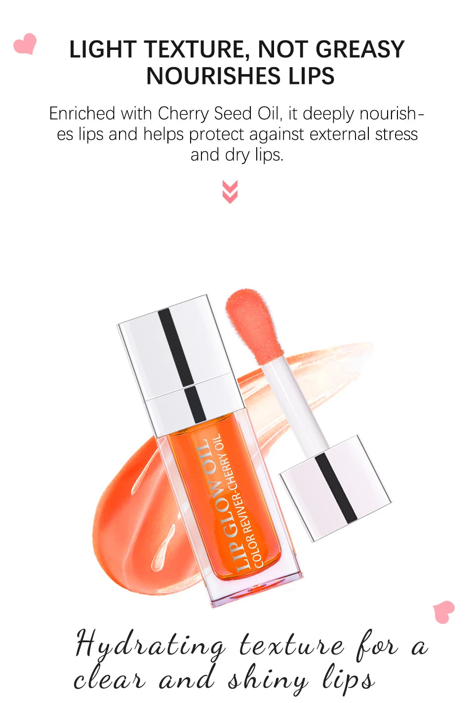 Crystal Jelly Moisturizing Lip Glow Oil - 12