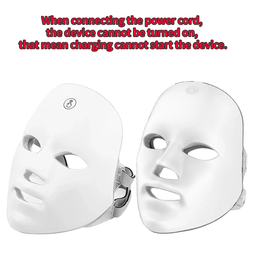 7-Color LED Photon Therapy Facial Mask - 14