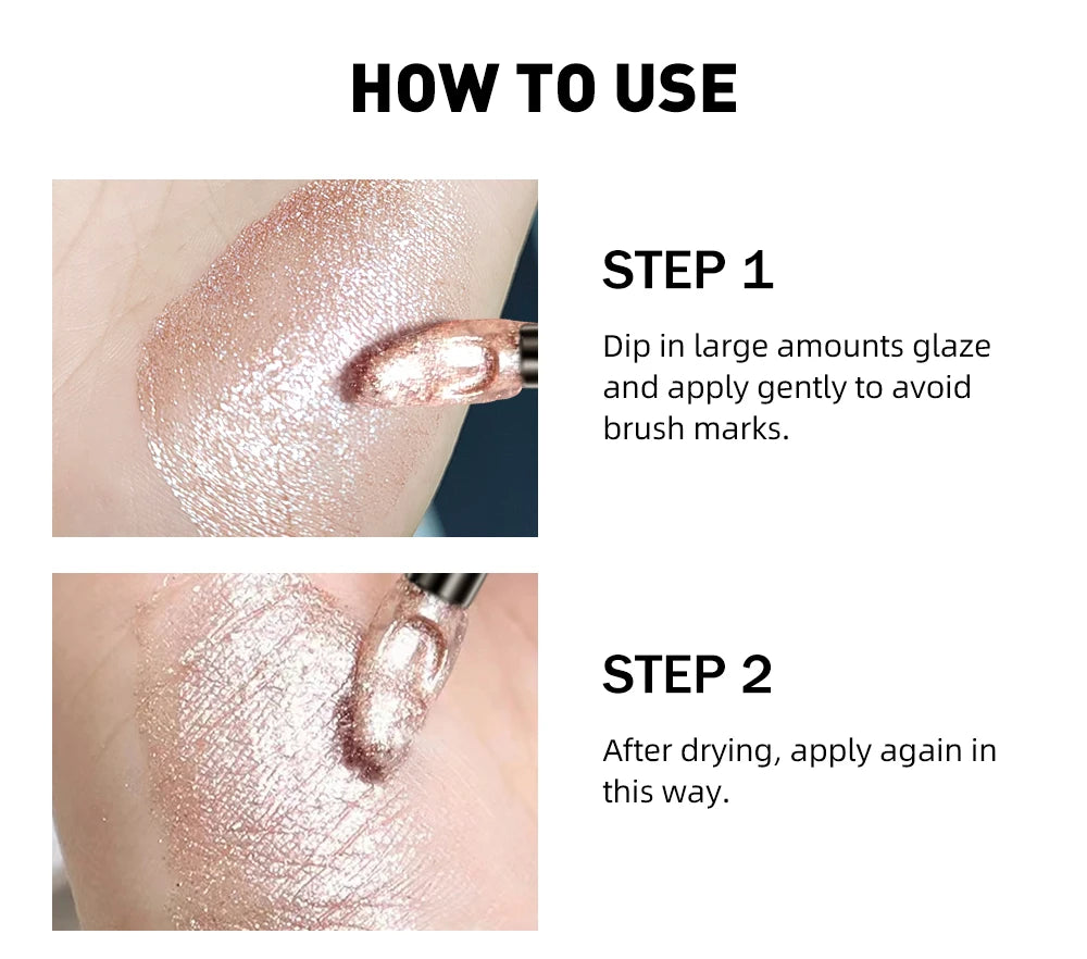 Diamond Shimmer Waterproof Liquid Lip Gloss - 13