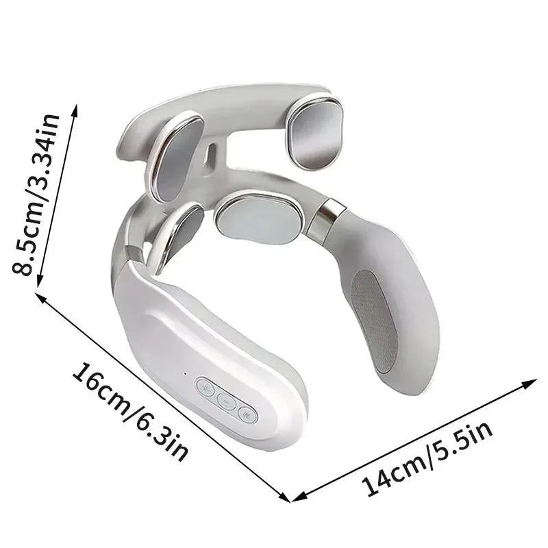 Electric Pulse Neck and Shoulder Massager with Heat Therapy - 6