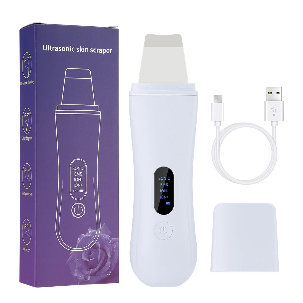 Ultrasonic Facial Skin Scrubber and Pore Cleaner - 15