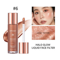 Liquid Glow Face Filter Highlighter for Dewy Skin