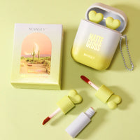 Velvet Matte Liquid Lipstick Set in Portable Charging Case
