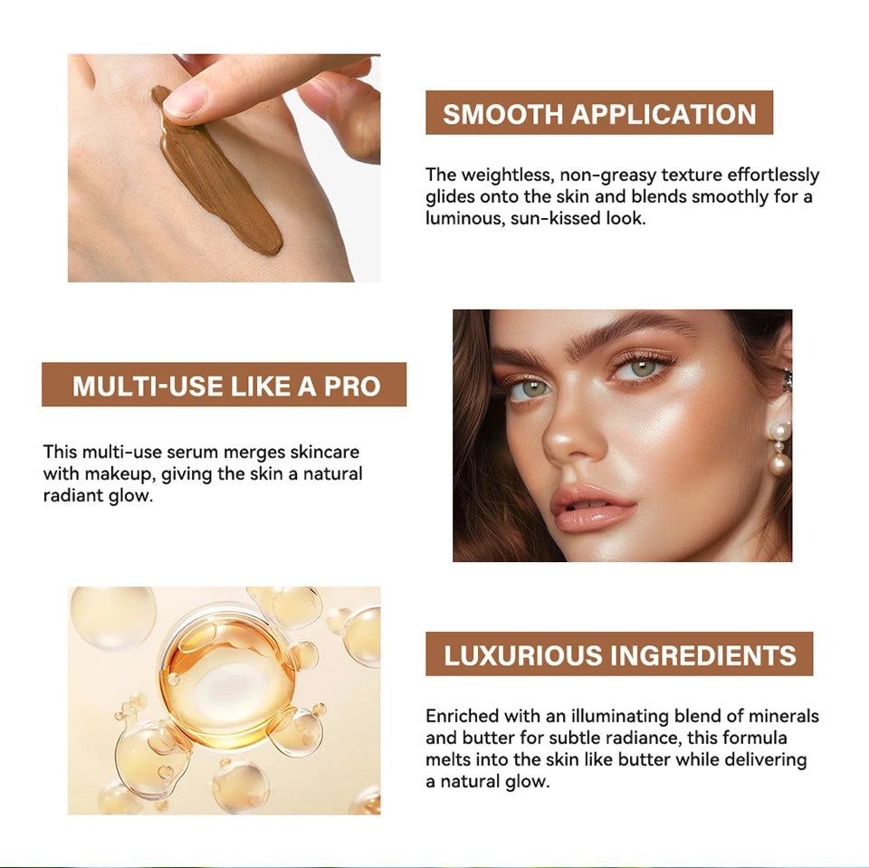 Liquid Bronzing Serum for Radiant Sun-Kissed Glow - 8