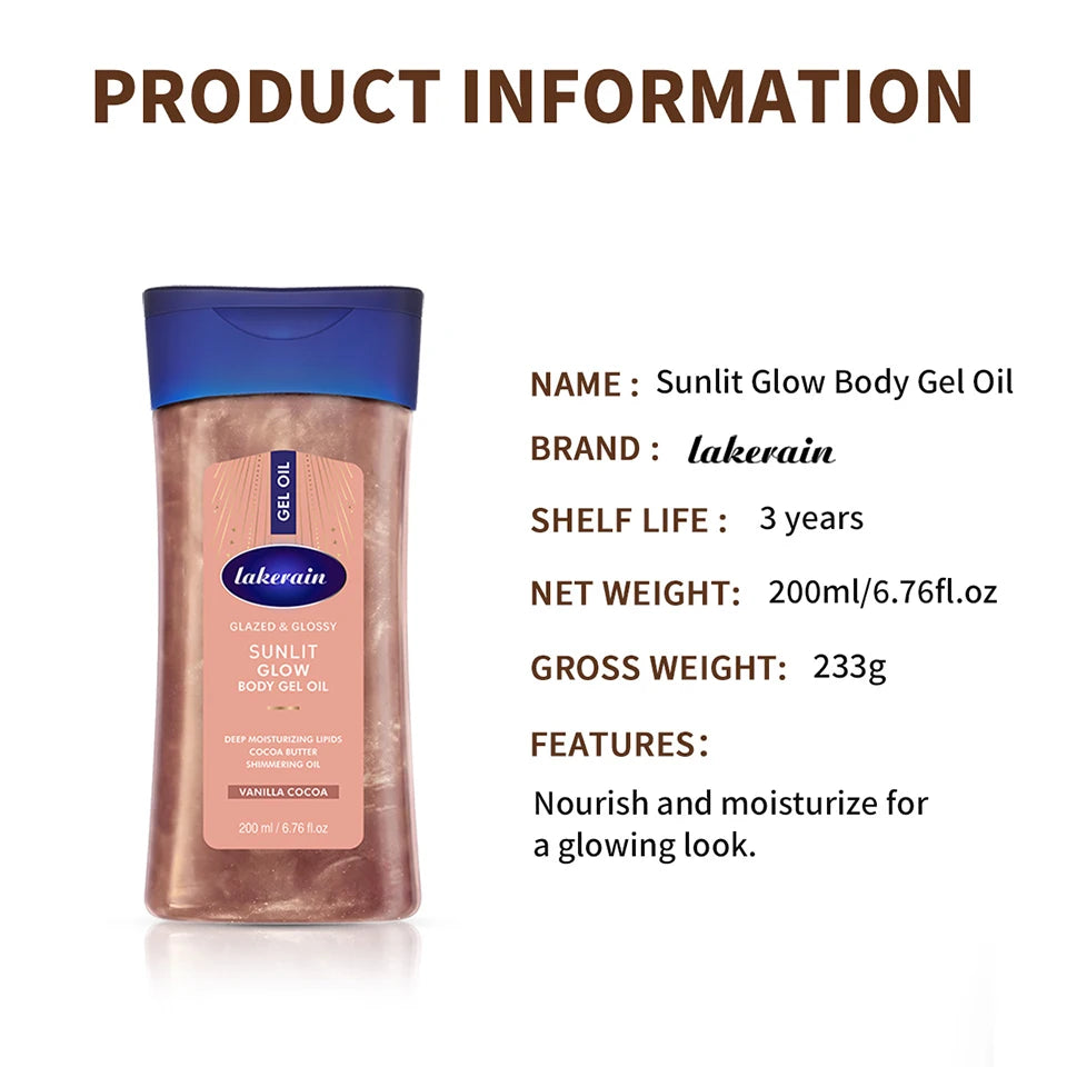 Shimmering Body Glow Oil for Radiant Sun-Kissed Skin - 14
