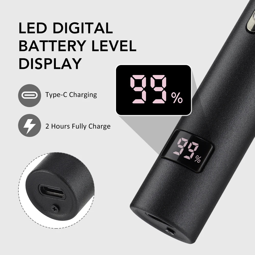 3-in-1 Electric Nose, Ear, and Eyebrow Grooming Trimmer - 8