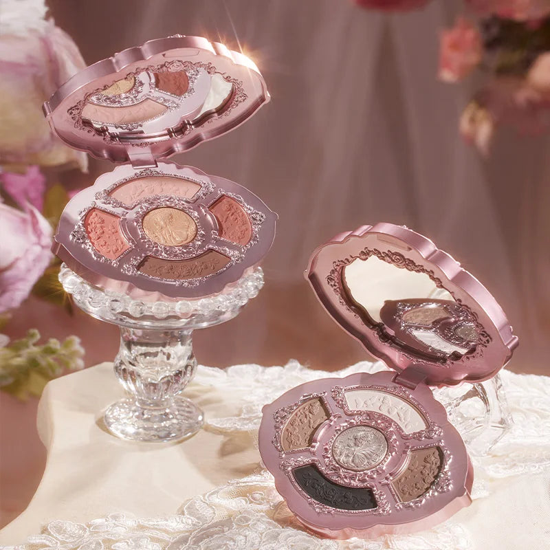 Embossed Five-Color Eyeshadow Palette - 5