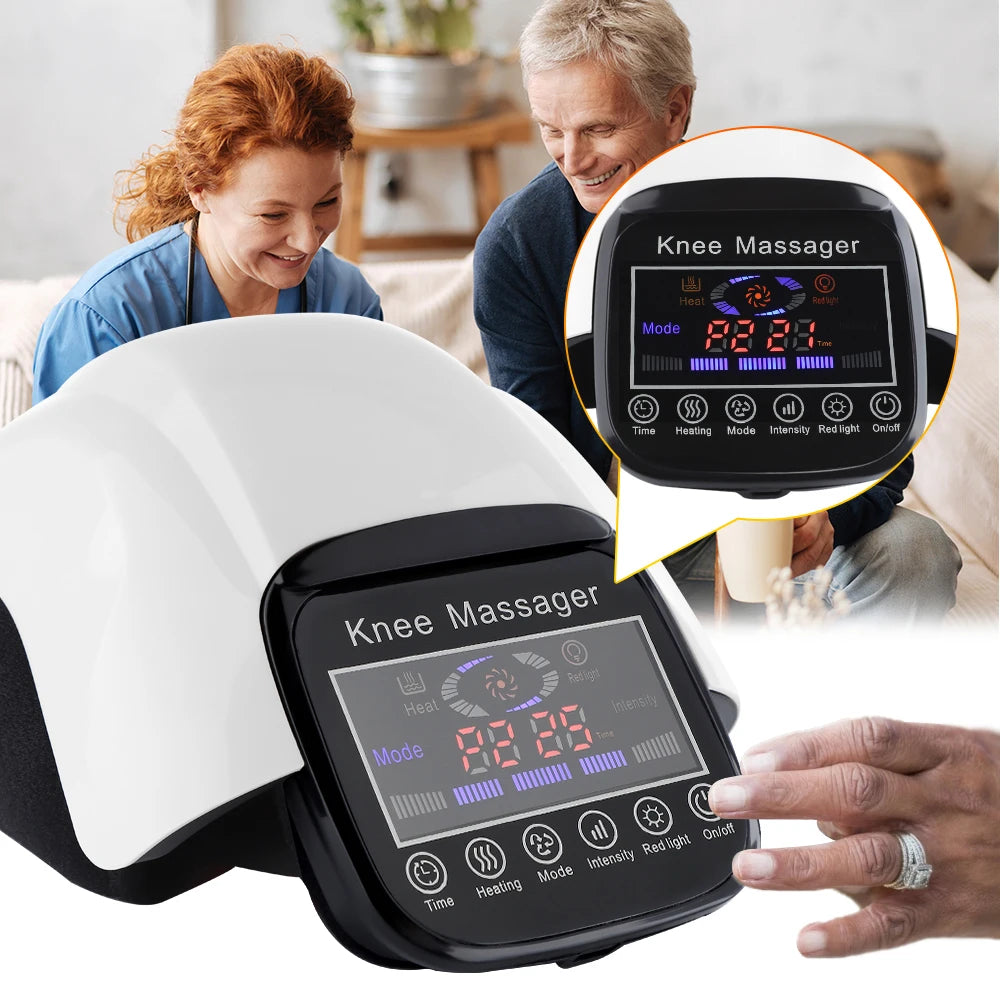 Wireless Heated Knee Massager with Vibration Therapy - 11