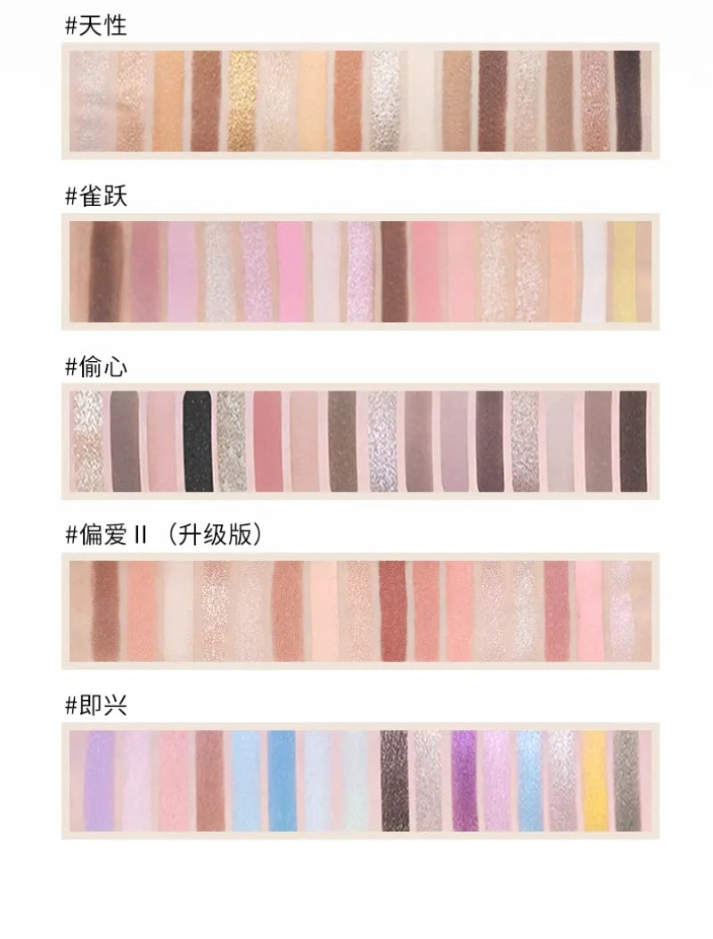 16-Color Professional Eyeshadow Palette Matte & Shimmer - 36