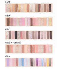 16-Color Professional Eyeshadow Palette Matte & Shimmer
