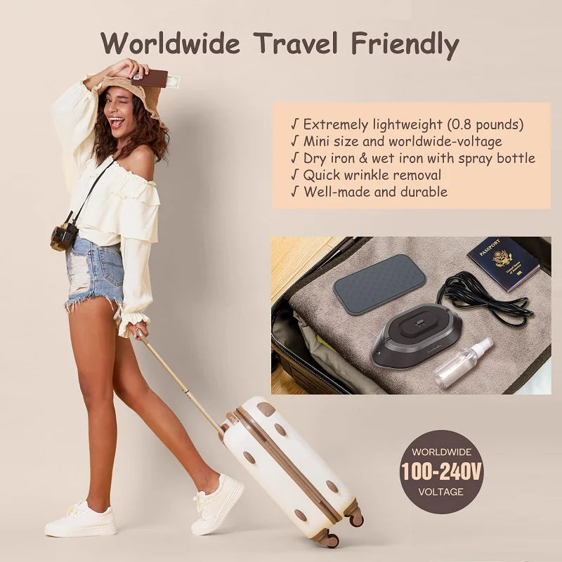 Portable Mini Electric Travel Iron - 2
