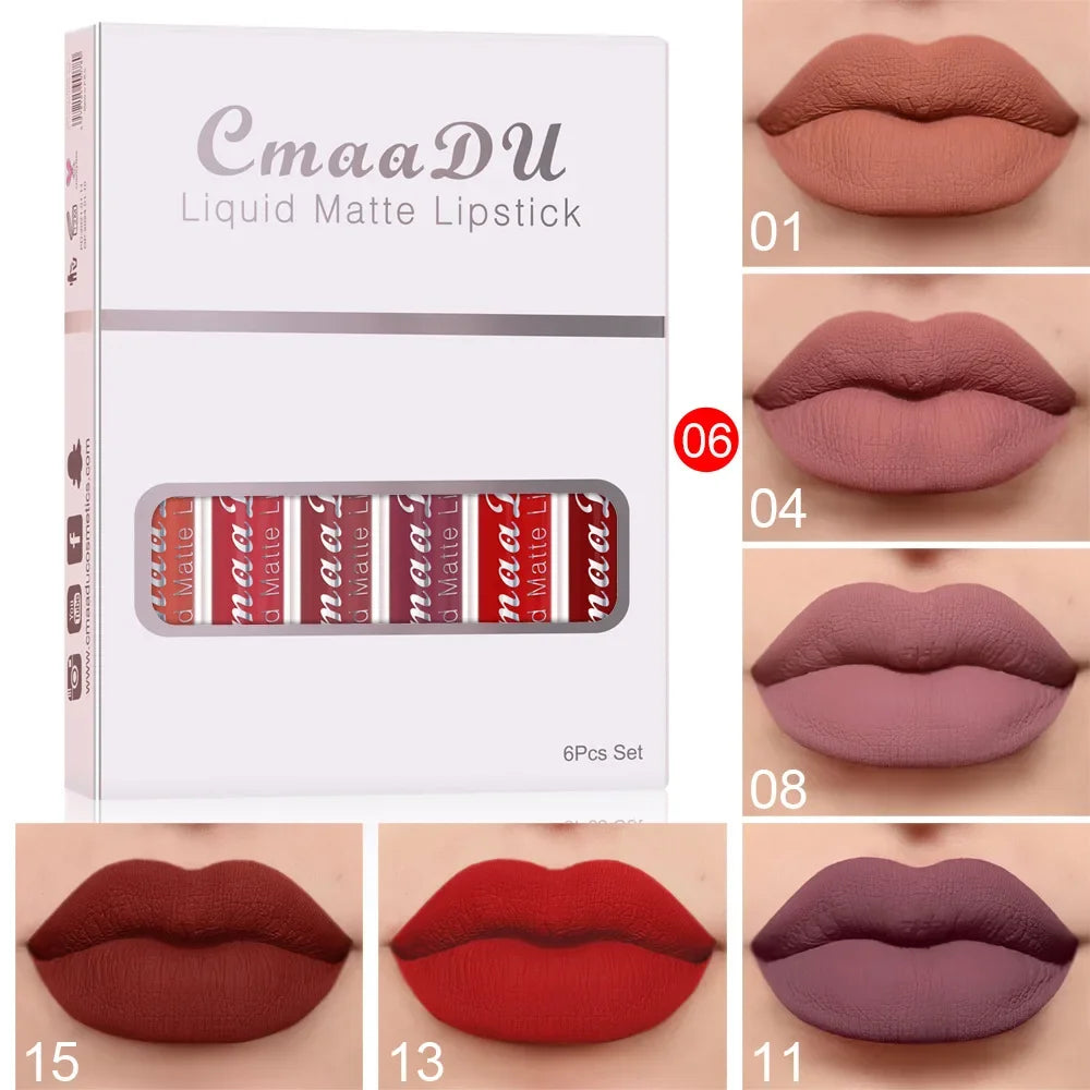 Matte Liquid Lipstick and Lip Gloss Collection Set - 37