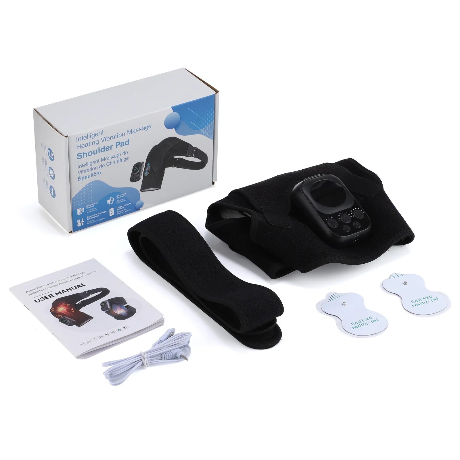 Heated Shoulder Massage Brace for Pain Relief - 9