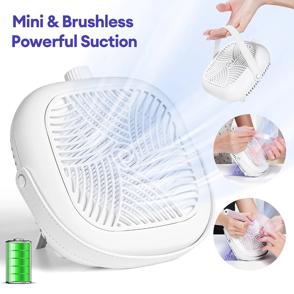 Portable Professional Nail Dust Collector Vacuum - 2